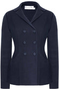 CHRISTIAN DIOR 30 Montaigne Bar Jacket Knit Wool Navy