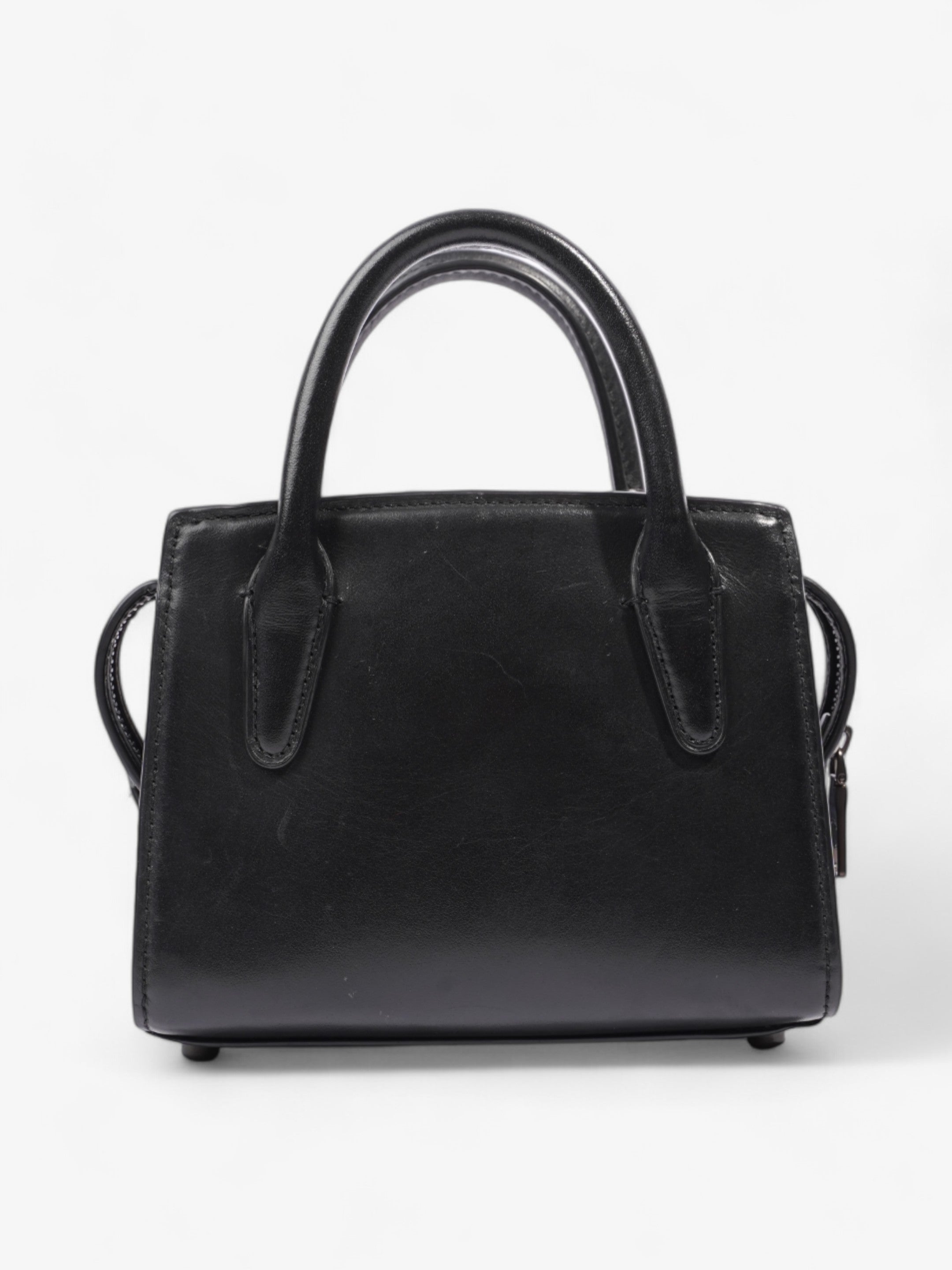 Coach Andrea Carryall Bag Black Leather