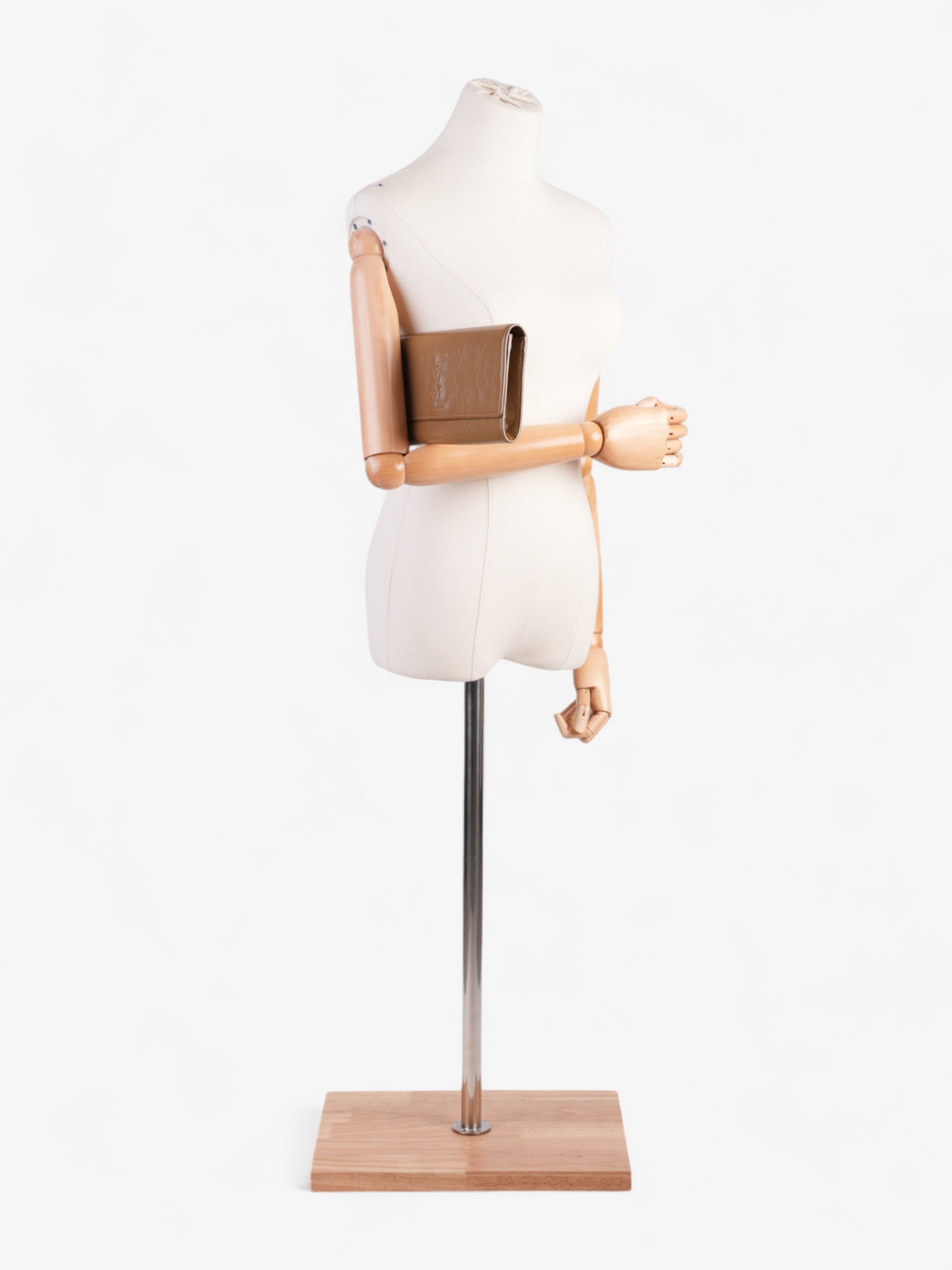 Saint Laurent Belle de Jour Tan Calfskin Leather Large