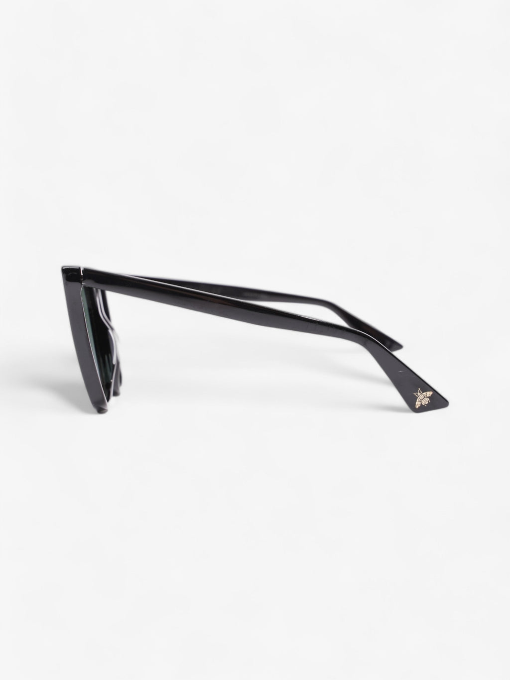 Gucci Oversized Sunglasses Black Acetate 140mm