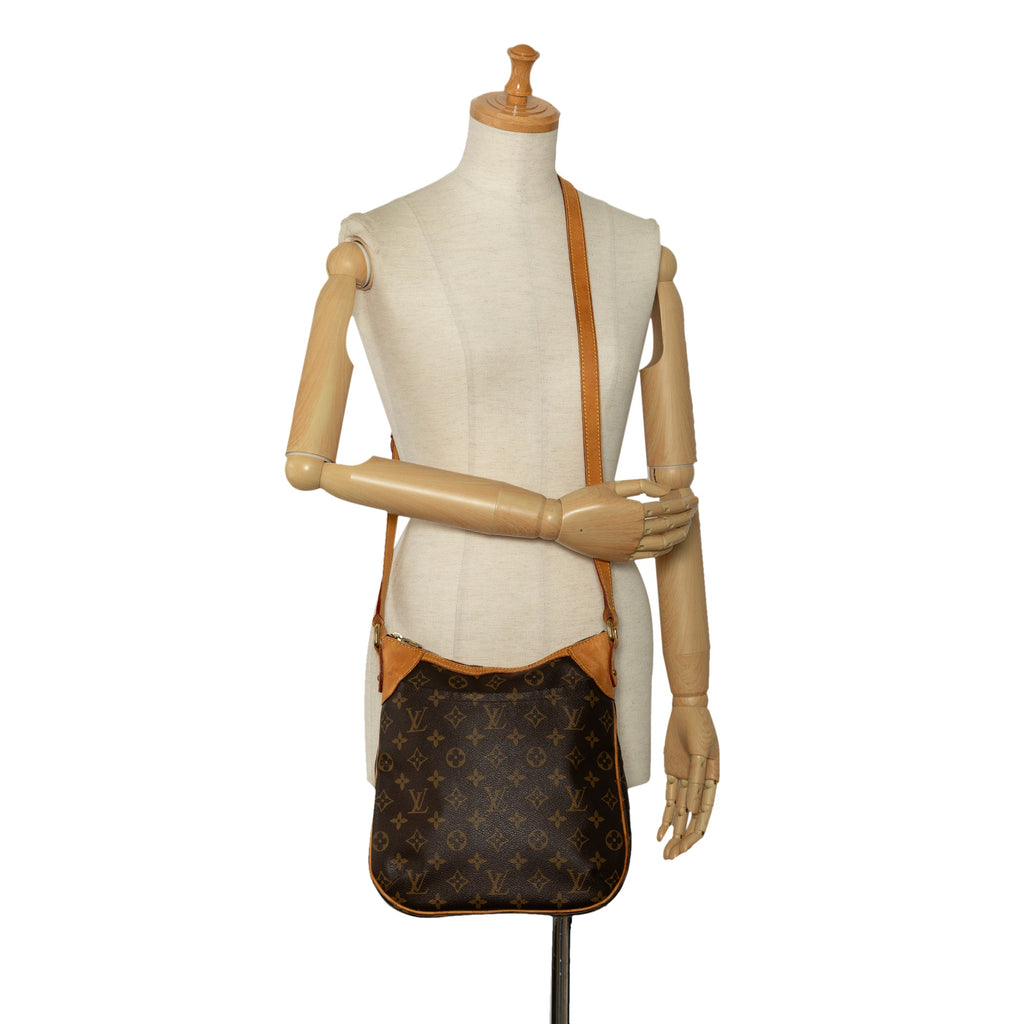 Brown Louis Vuitton Monogram Odeon PM Crossbody Bag