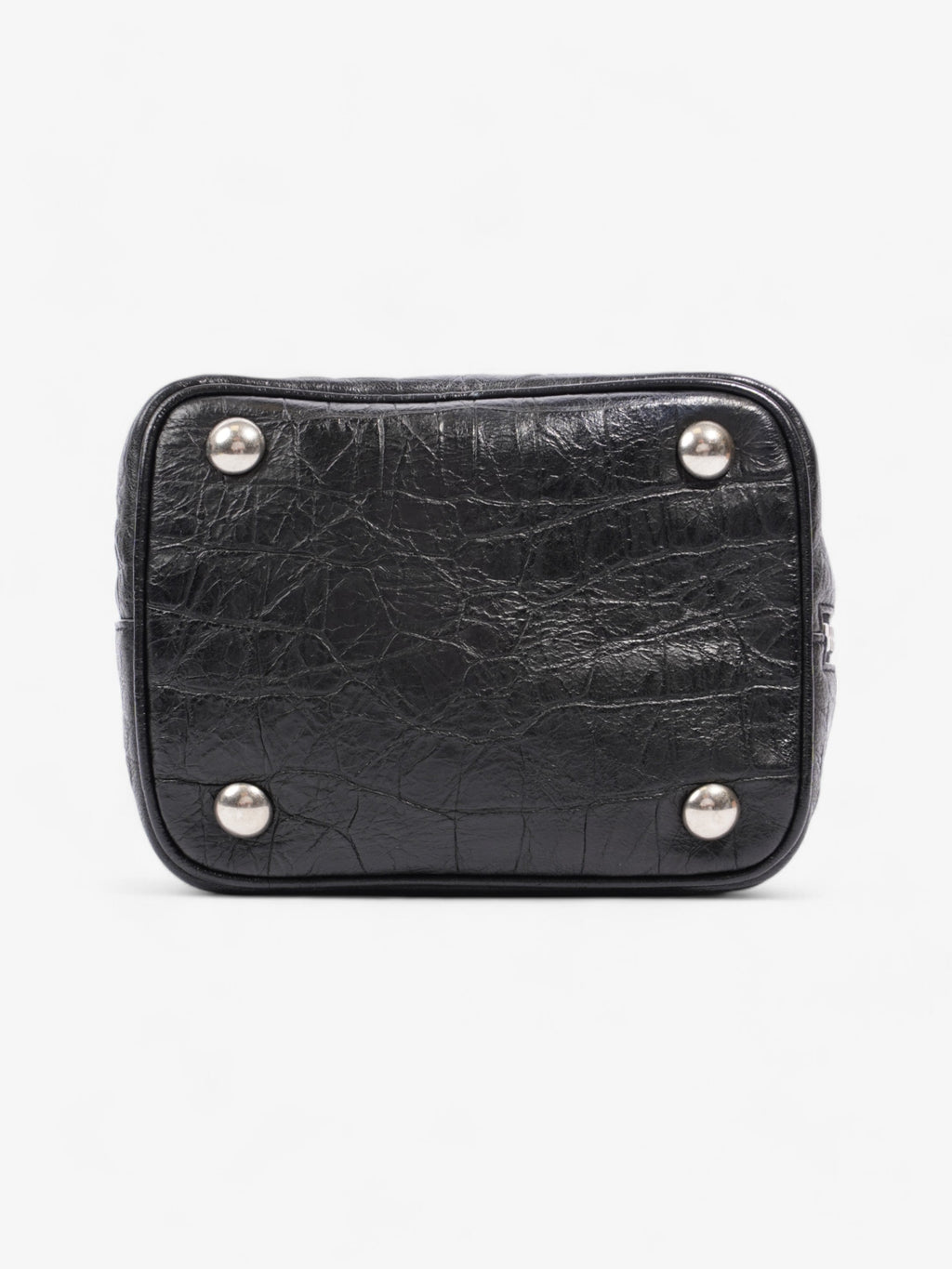 Saint Laurent Emmanuelle Baby Black Embossed Leather