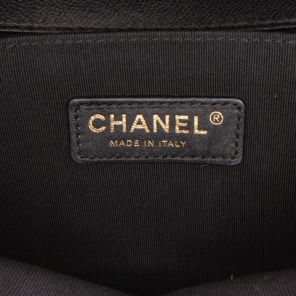 Chanel Crest-embellished Medium Boy Bag