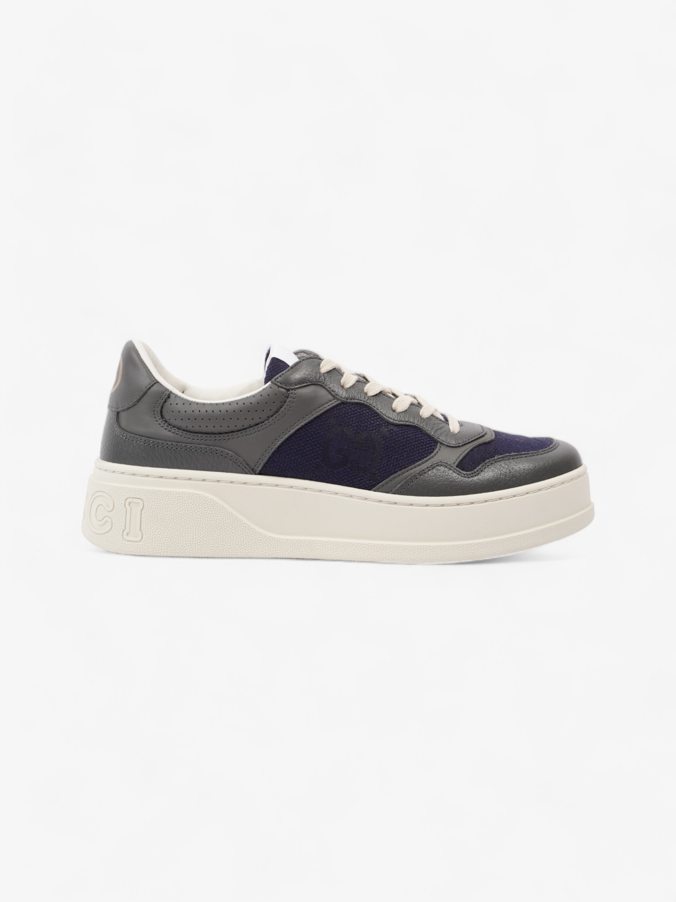 Gucci GG Sneakers Navy / Grey Canvas EU 43 UK 9