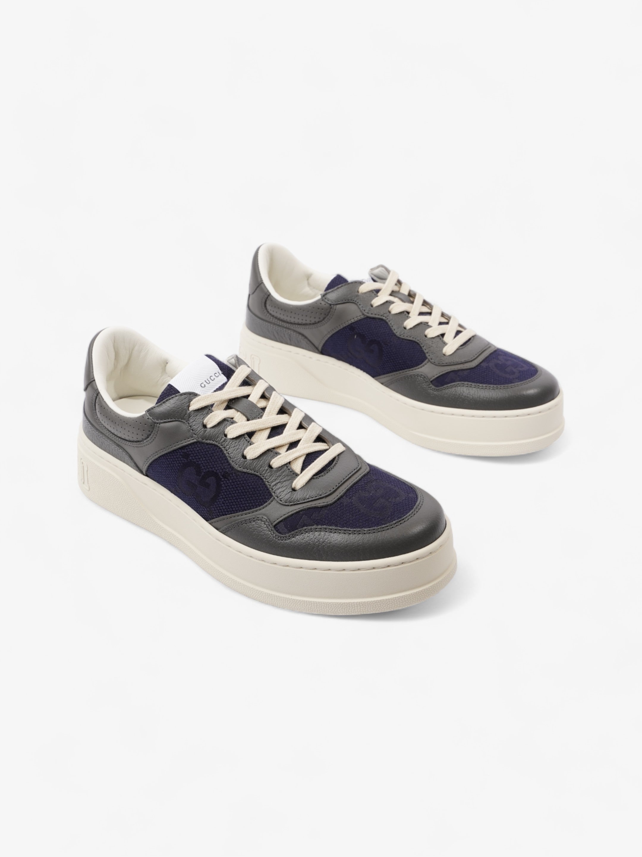 Gucci GG Sneakers Navy / Grey Canvas EU 43 UK 9