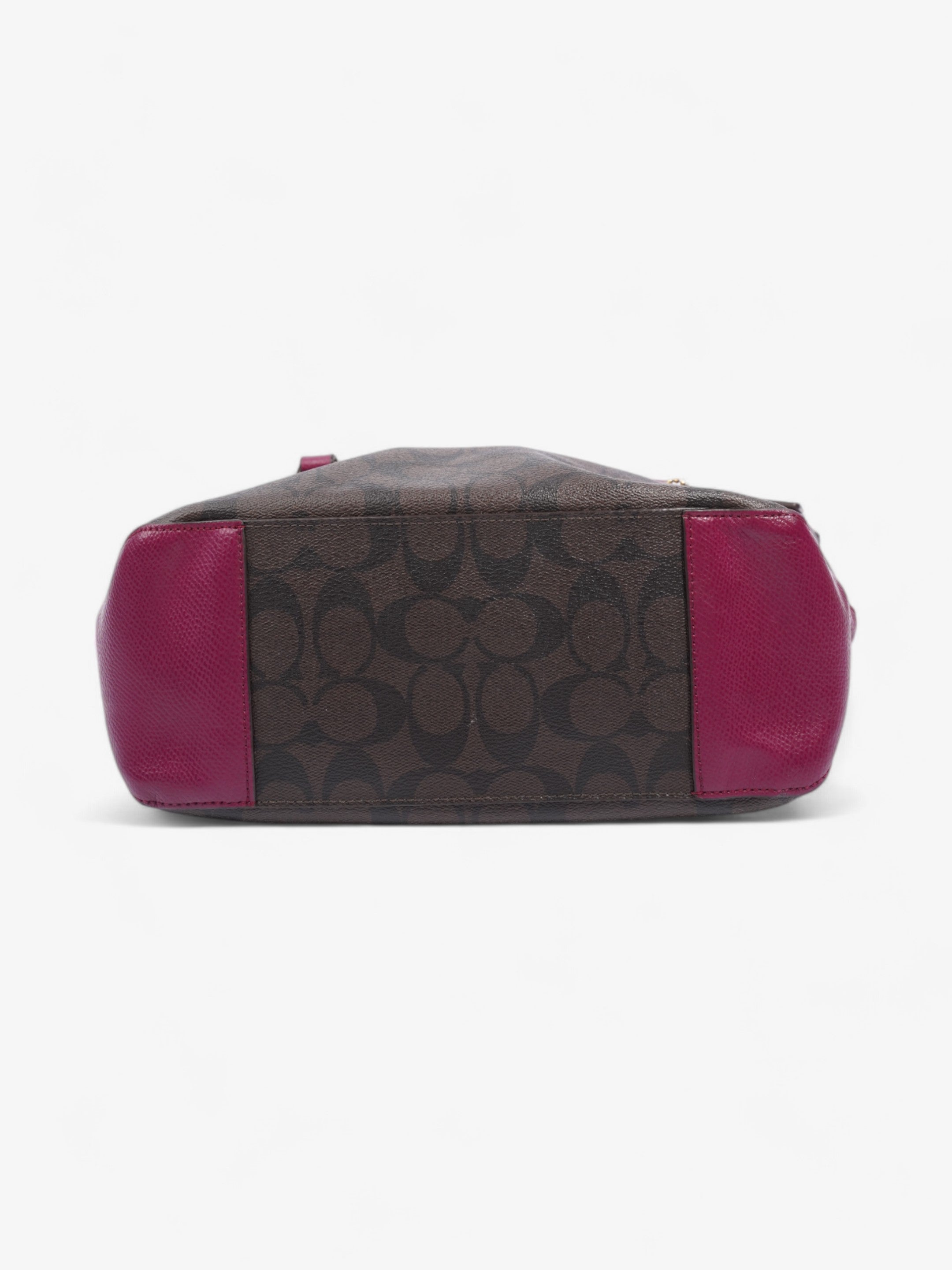 Coach Gallery Tote Brown / Magenta Canvas