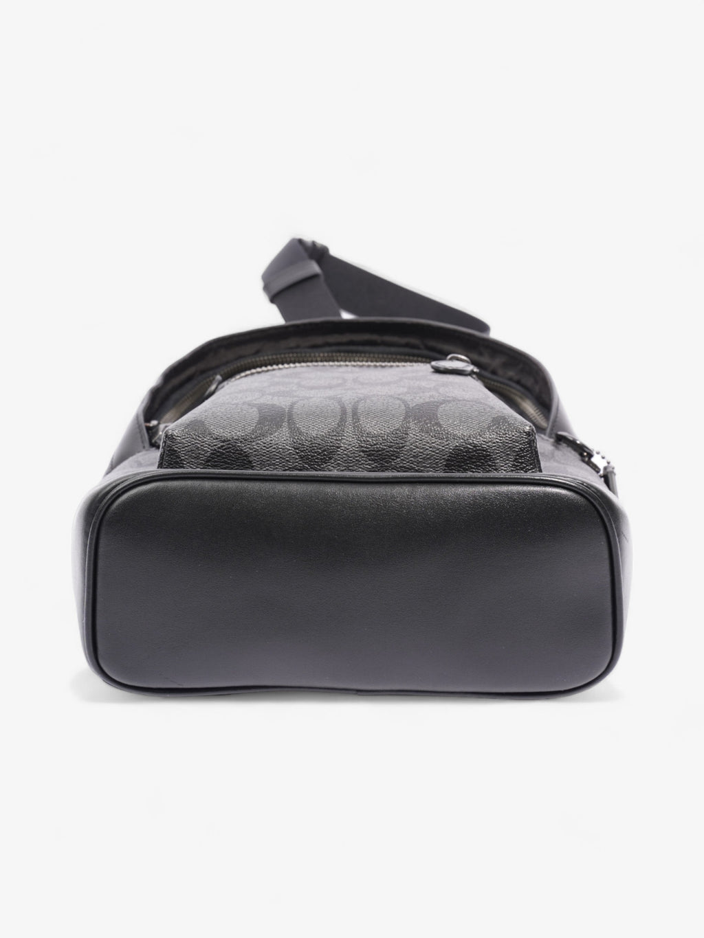 Coach West Pack Black Signature Canvas Coated Canvas