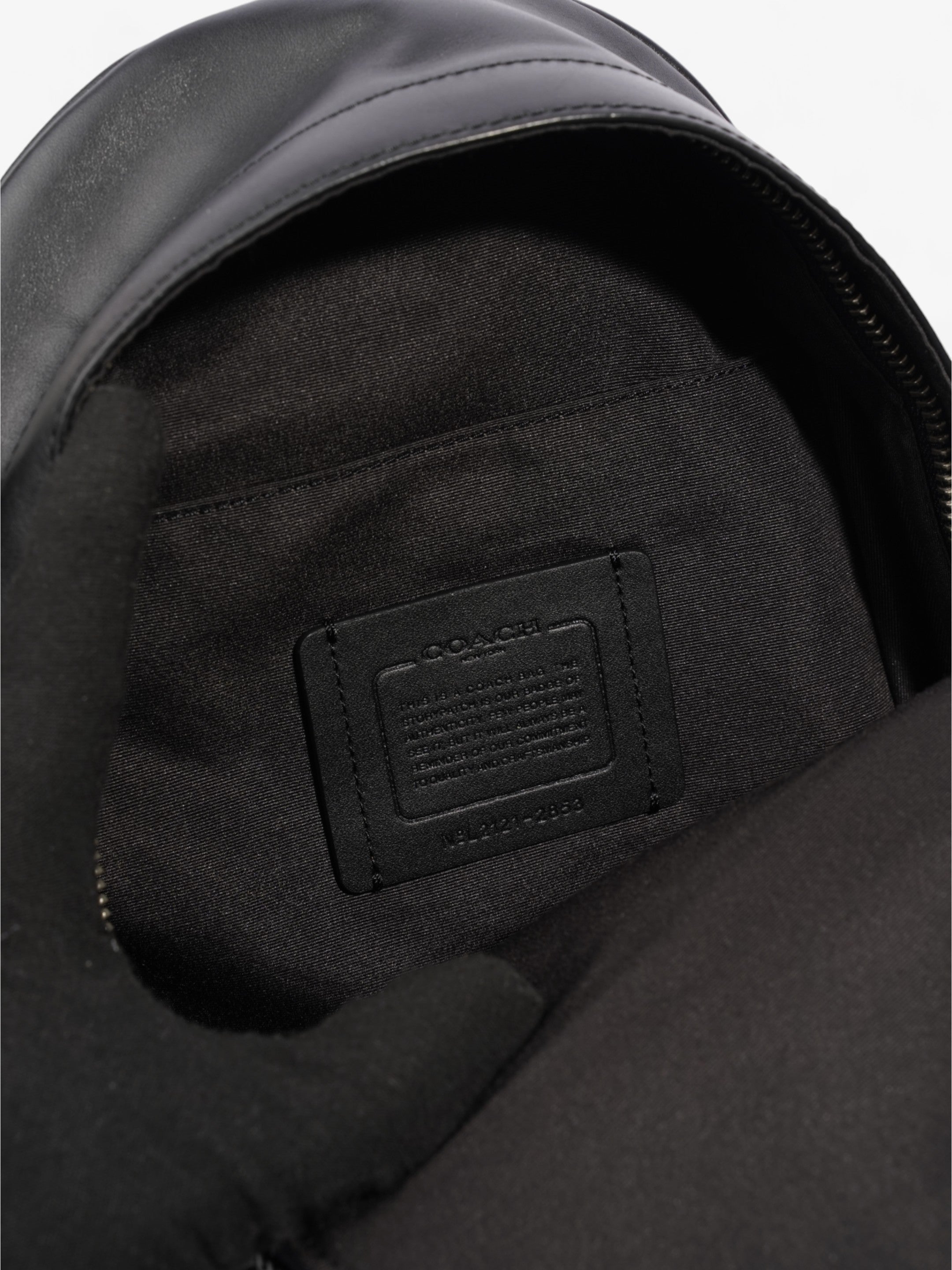 Coach West Pack Black Signature Canvas Coated Canvas