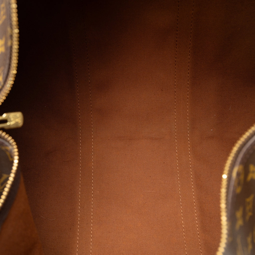 Brown Louis Vuitton Monogram Keepall 50 Travel Bag