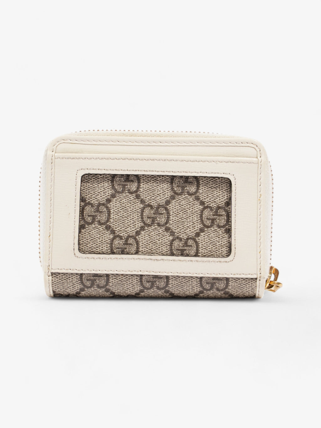 Gucci Horsebit 1955 Coin Purse GG Supreme / White Canvas