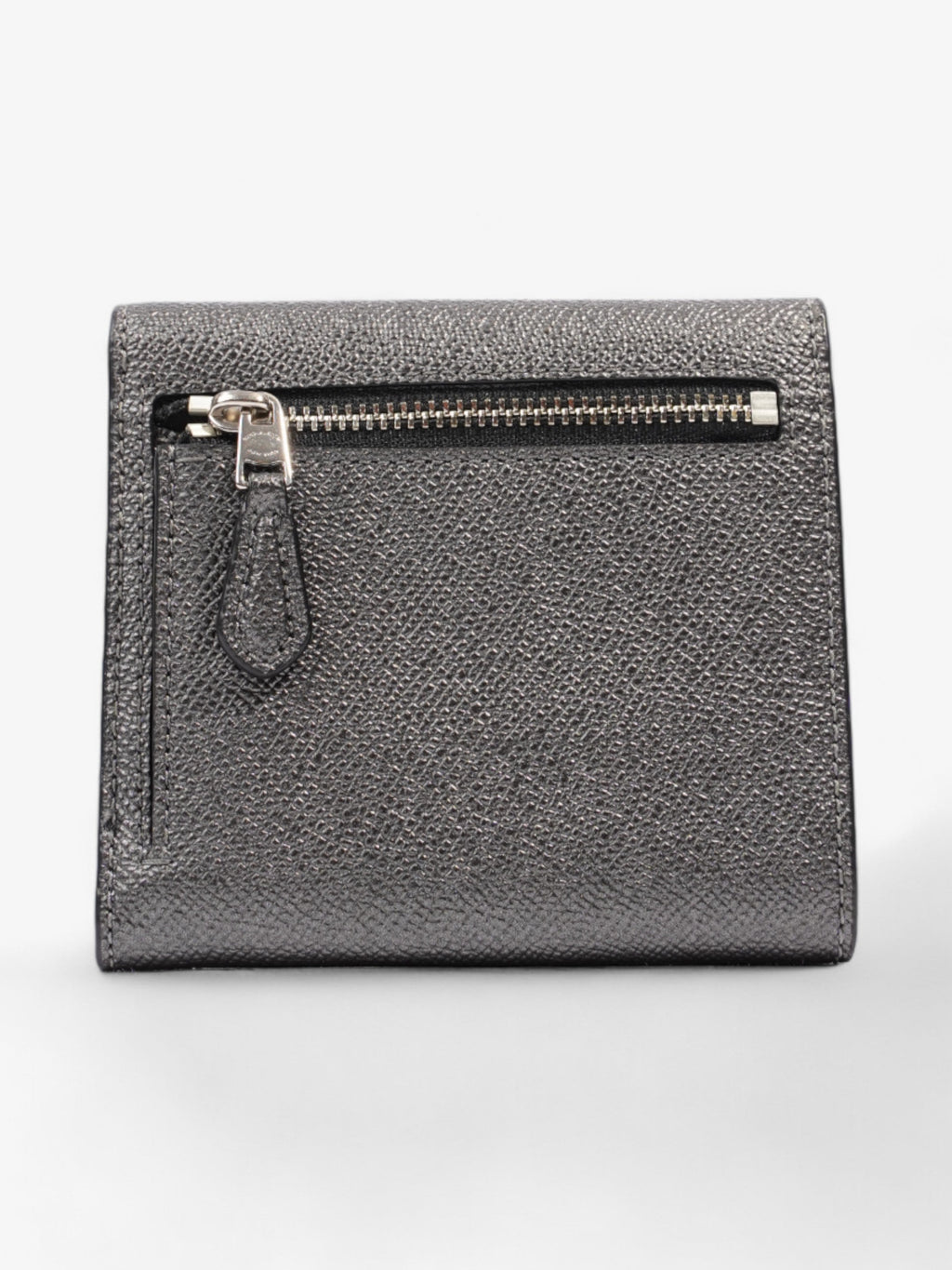 Coach Small Wallet Silver / Metallic Graphite Leather