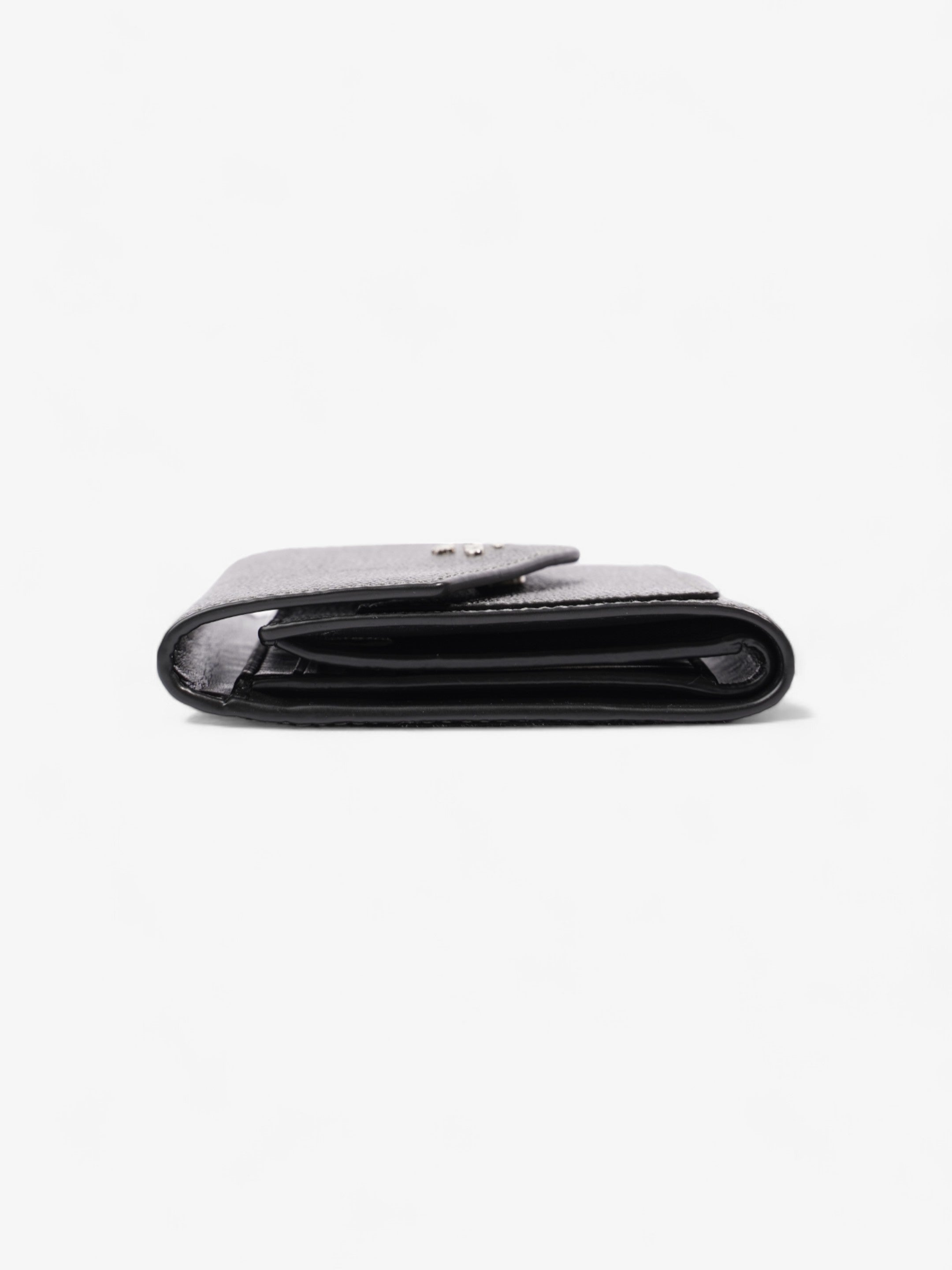 Coach Small Wallet Silver / Metallic Graphite Leather