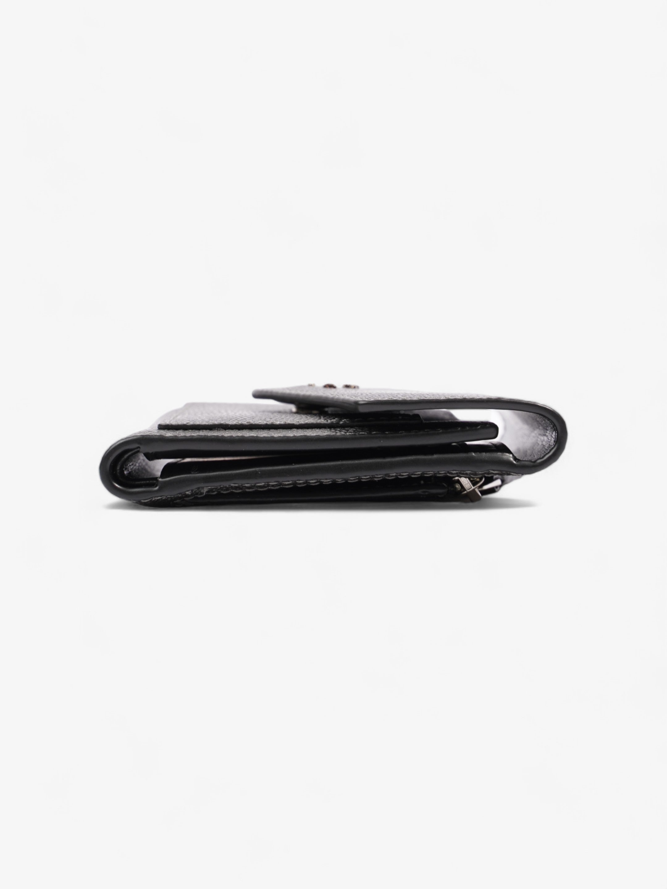 Coach Small Wallet Silver / Metallic Graphite Leather