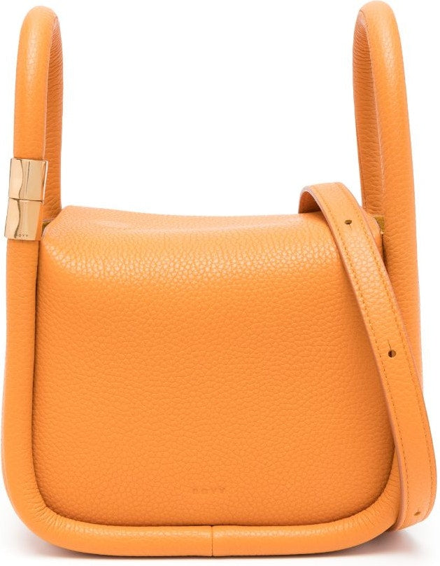 WONTON 20 PEBBLE LEATHER HANDBAG
