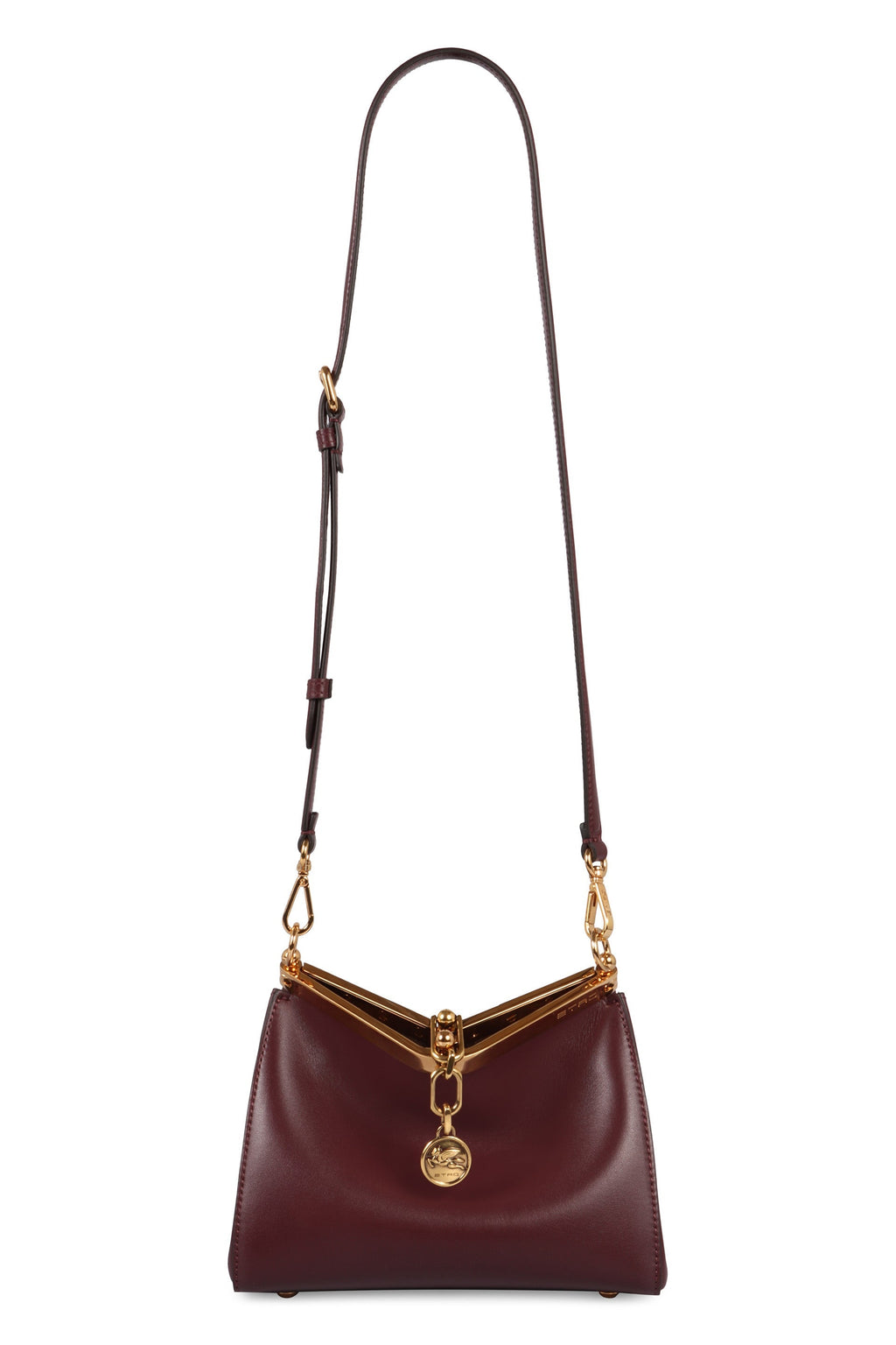GARNET SAIL BAG WITH GOLDEN CLOSURE