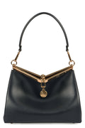 VELA MEDIA LEATHER SHOULDER BAG