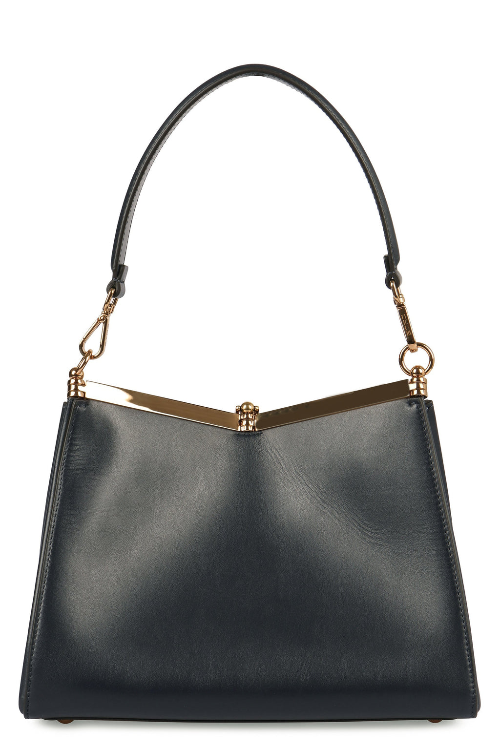 VELA MEDIA LEATHER SHOULDER BAG