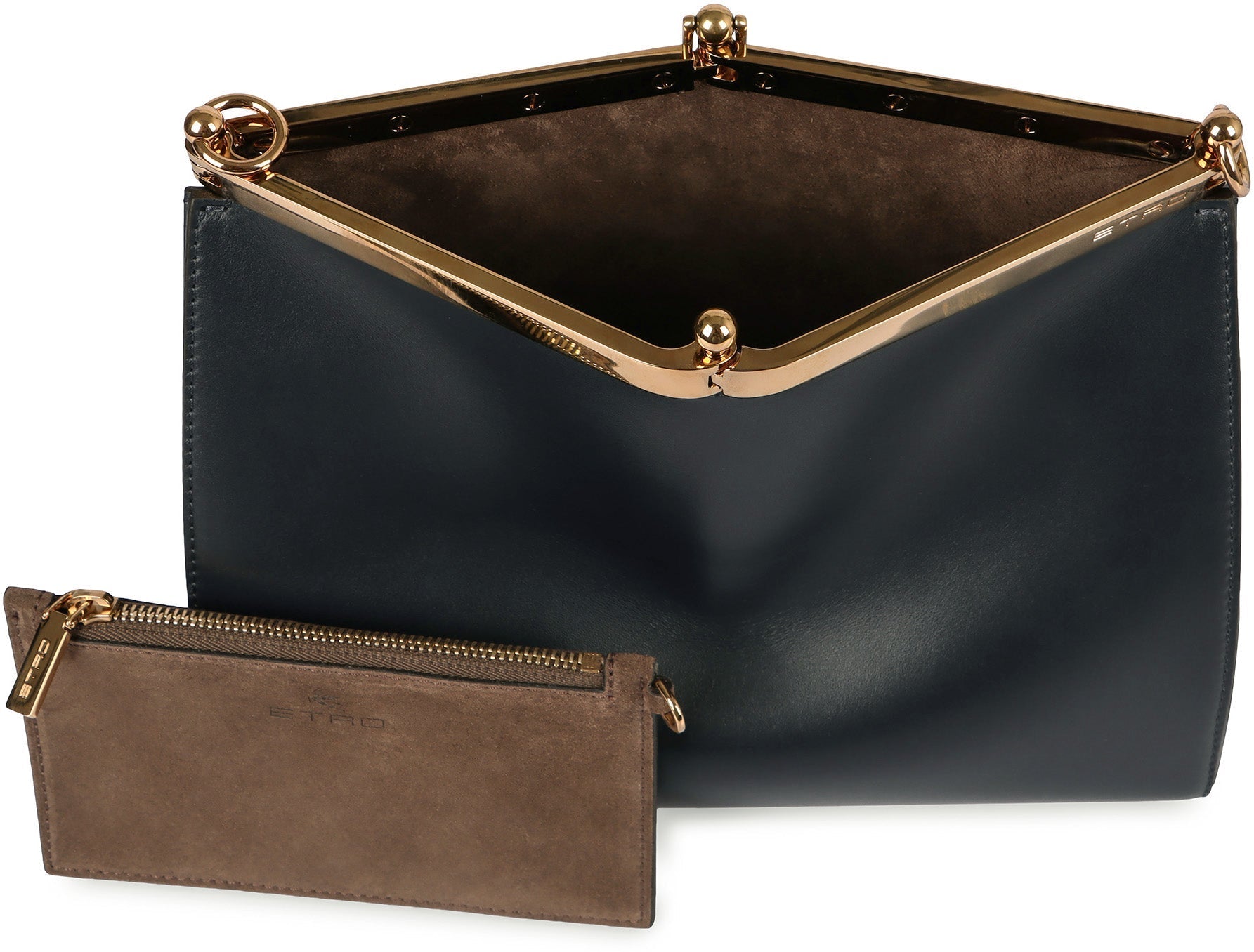 VELA MEDIA LEATHER SHOULDER BAG