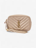 Saint Laurent Lou Belt Bag Beige Matelasse Leather