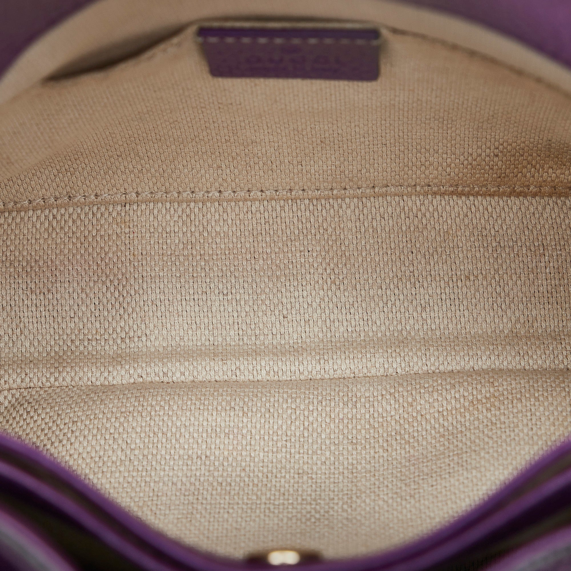 Purple Gucci Soho Chain Tote