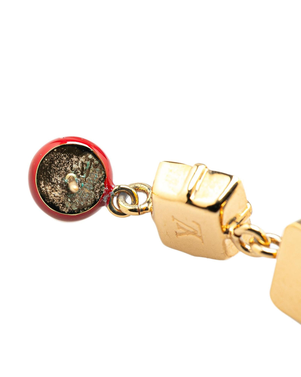 Resin & Crystal Cosmopolitan Drop Push Back Earrings