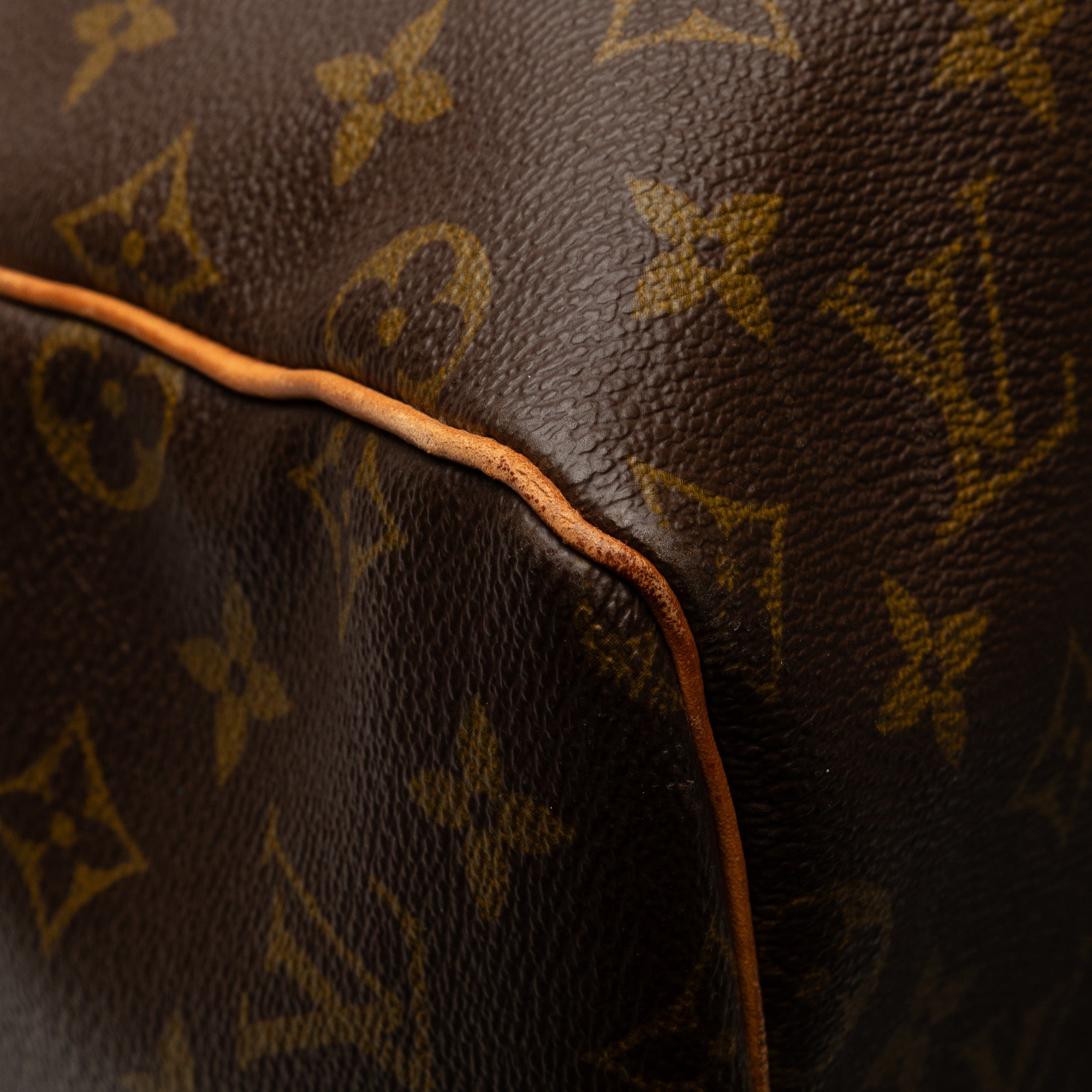 Brown Louis Vuitton Monogram Keepall 55 Travel Bag