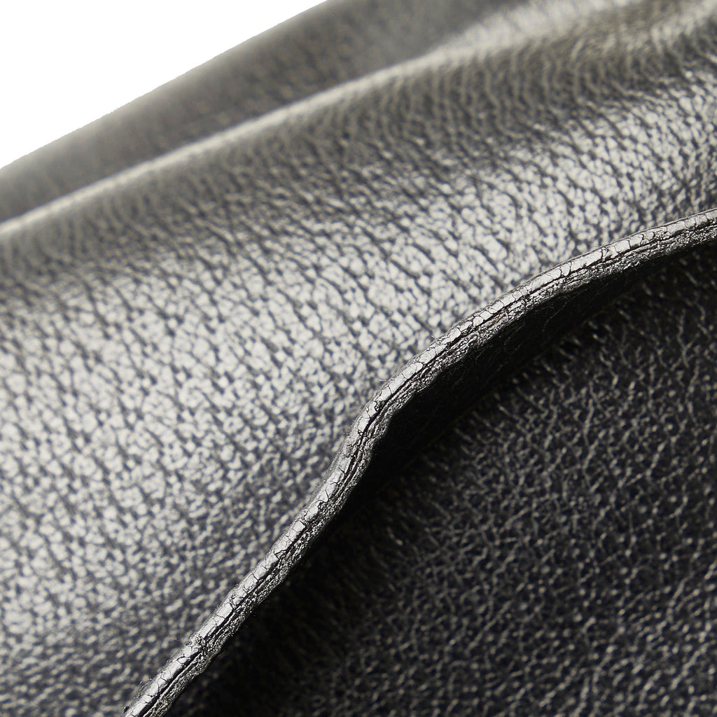 Black Gucci Abbey Leather Tote Bag