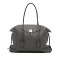 Gray Givenchy Large Antigona Lock Soft Tote Bag