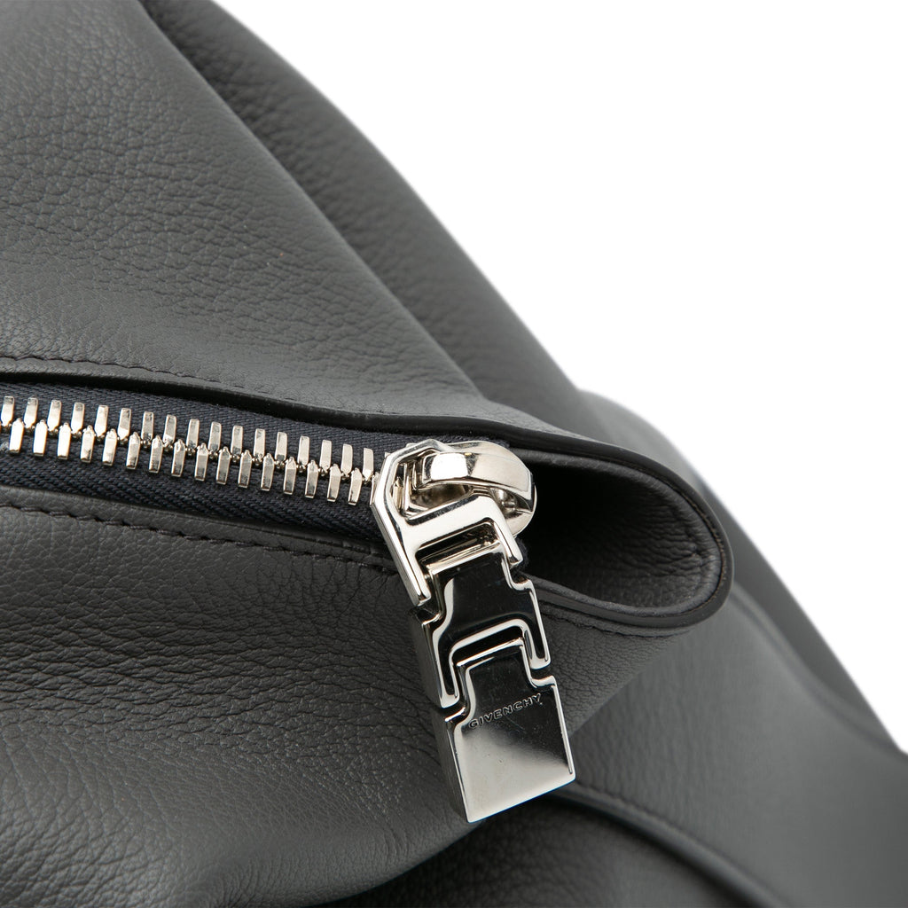 Gray Givenchy Large Antigona Lock Soft Tote Bag