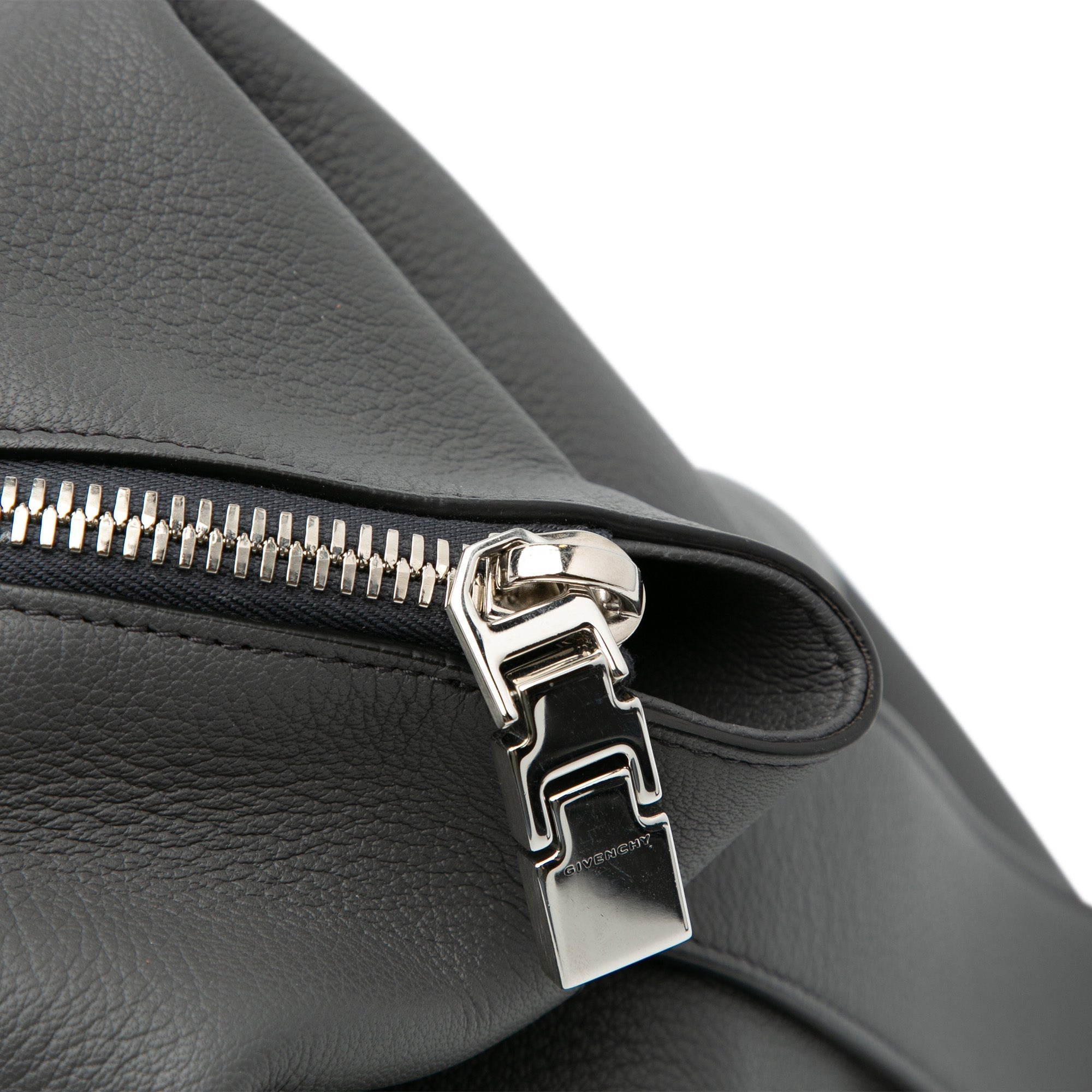 Gray Givenchy Large Antigona Lock Soft Tote Bag