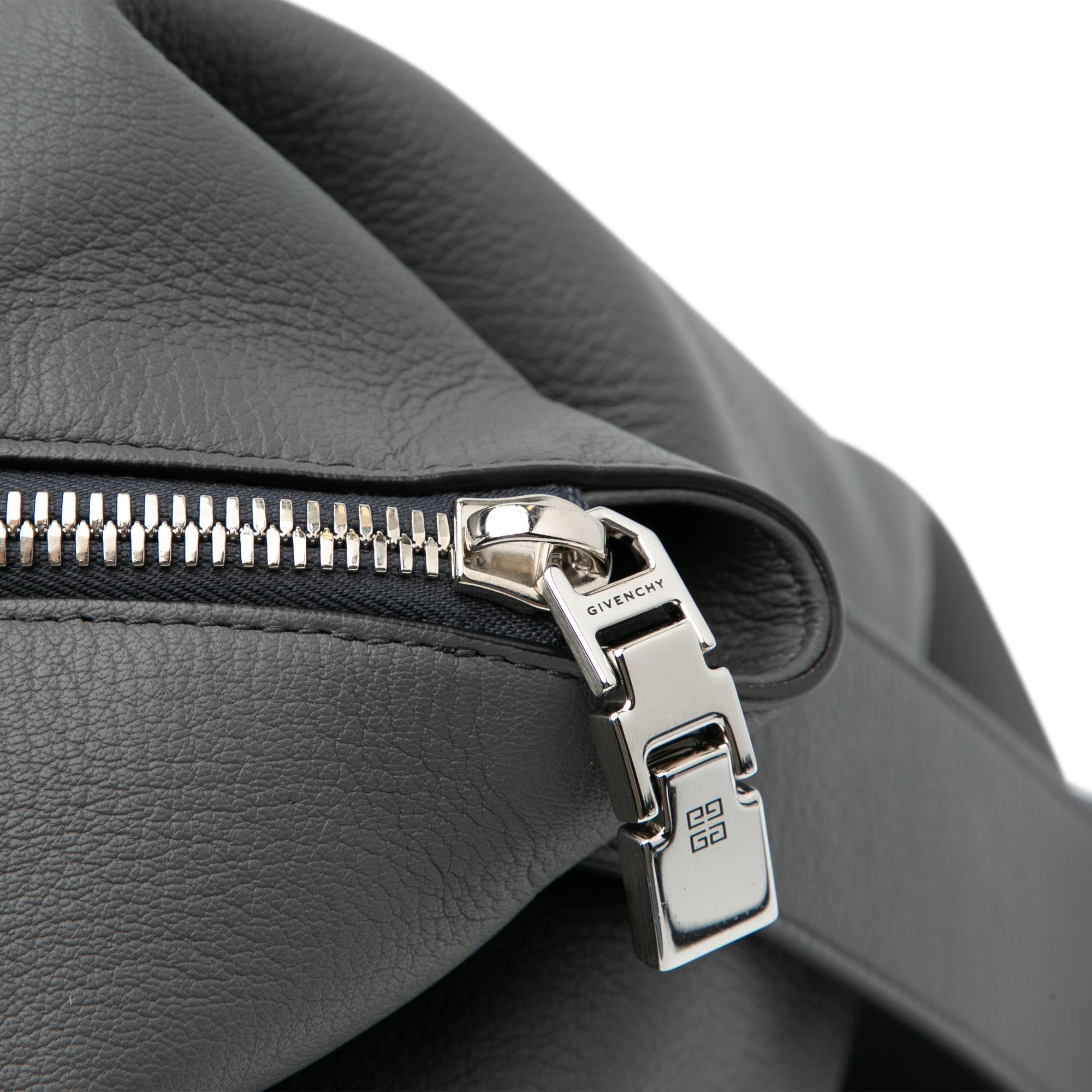 Gray Givenchy Large Antigona Lock Soft Tote Bag