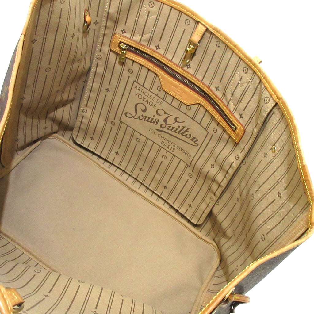 Brown Louis Vuitton Monogram Neverfull GM Tote Bag