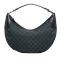Gucci Half Moon Hobo Green GG Canvas