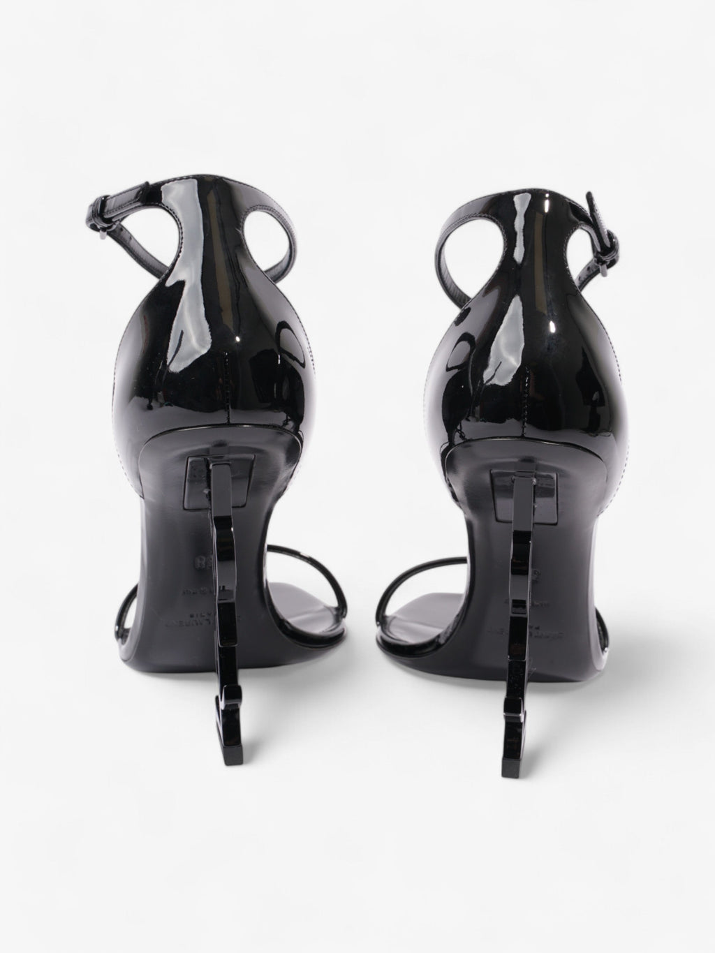 Saint Laurent Opyum 110mm Black Patent Leather EU 38 UK 5