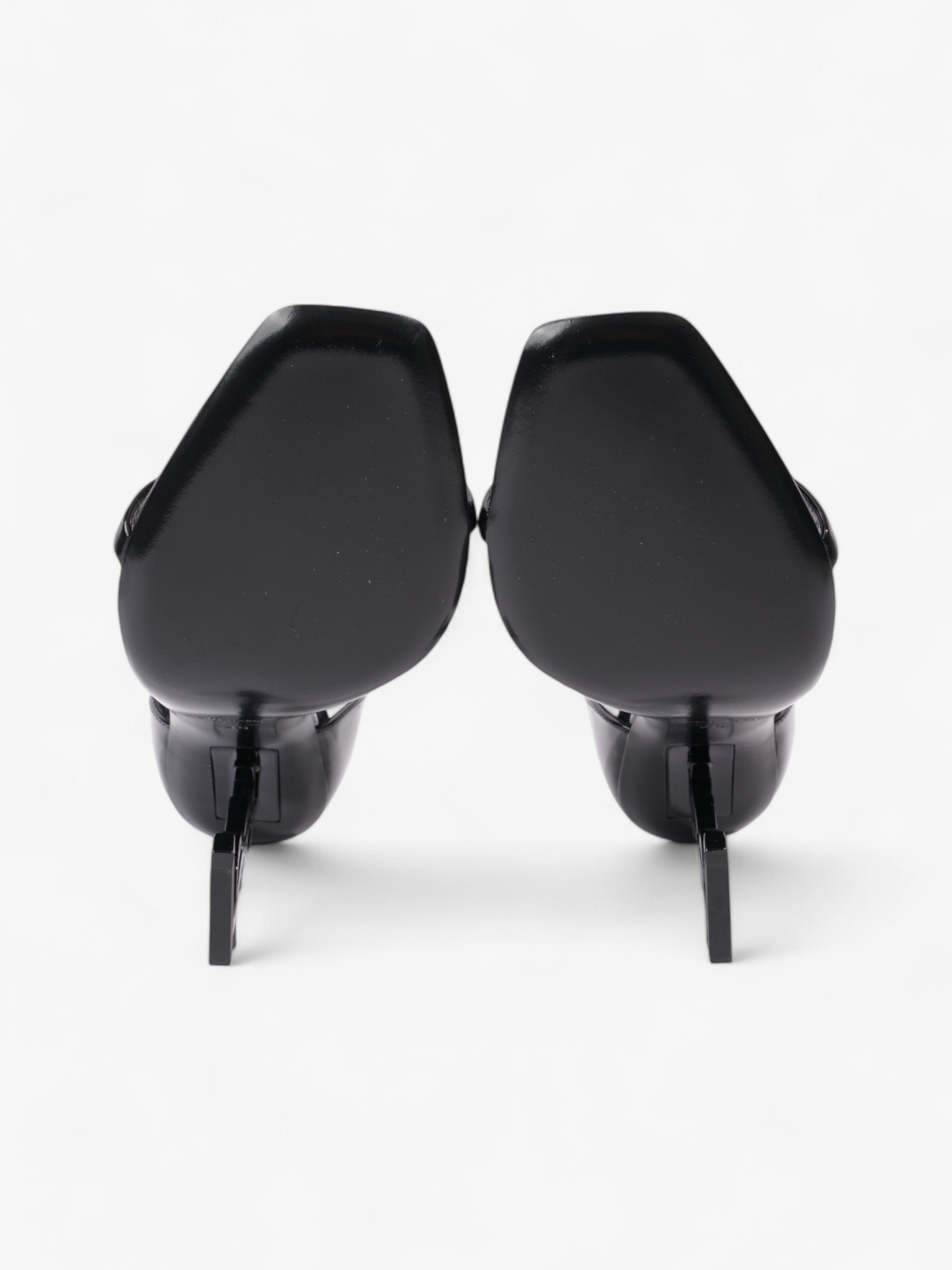 Saint Laurent Opyum 110mm Black Patent Leather EU 38 UK 5