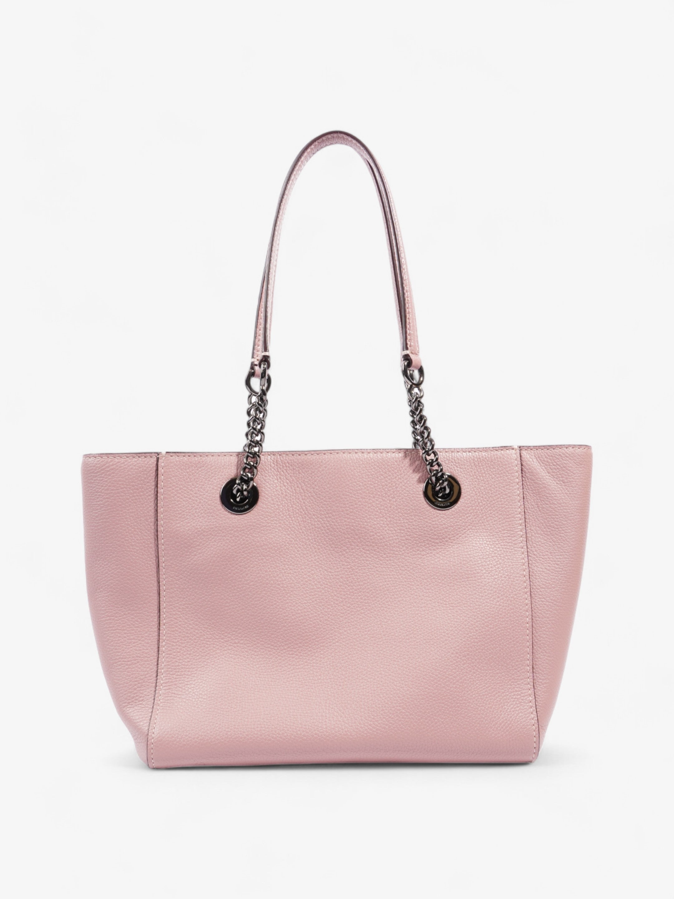 Coach Turnlock Chain 27 Dark Dusty Rose Leather