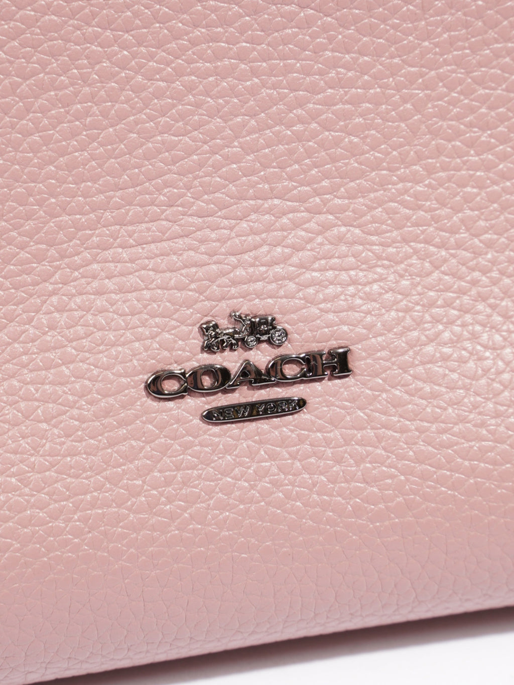 Coach Turnlock Chain 27 Dark Dusty Rose Leather