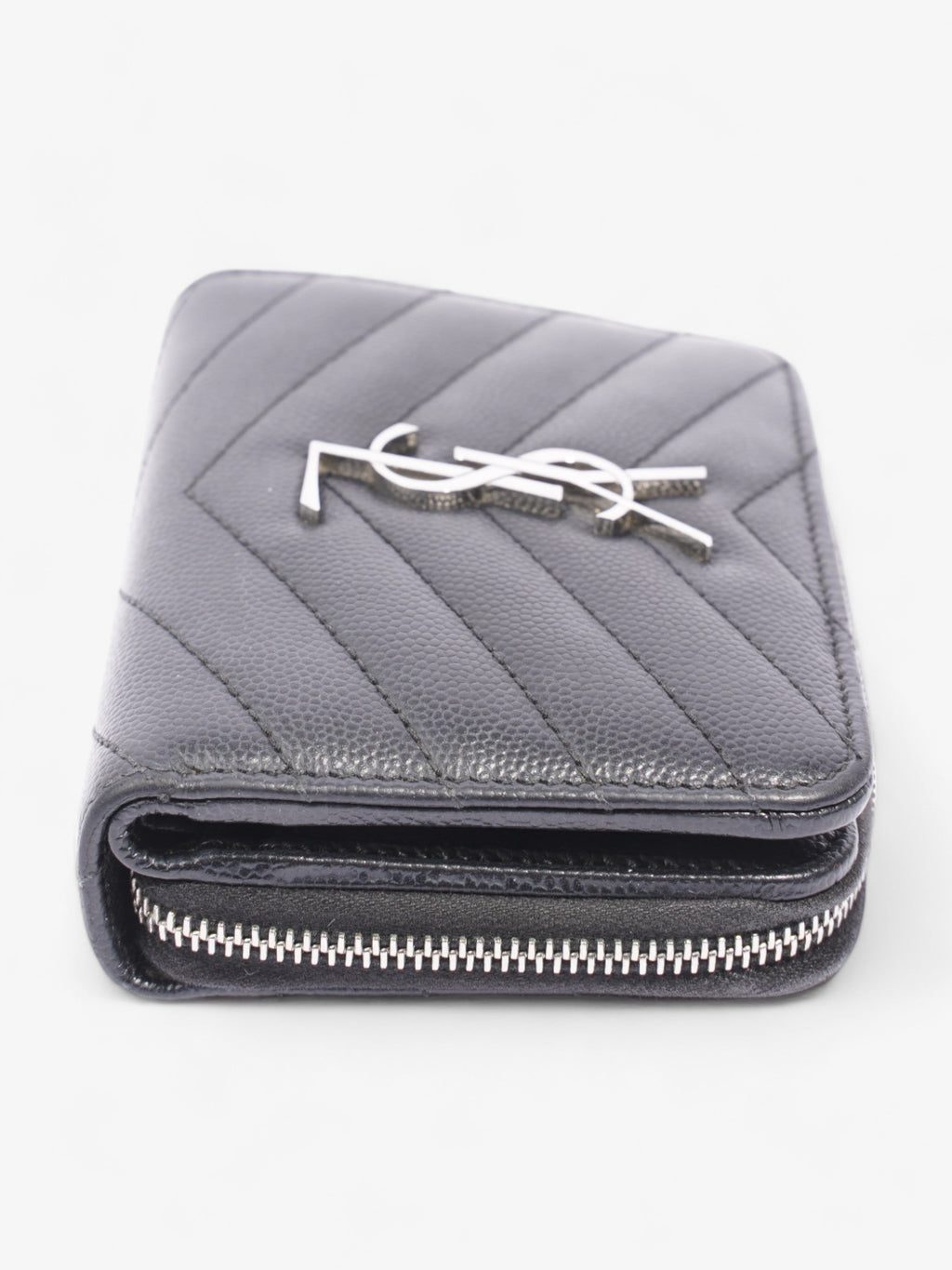 Saint Laurent Compact Wallet Black Leather