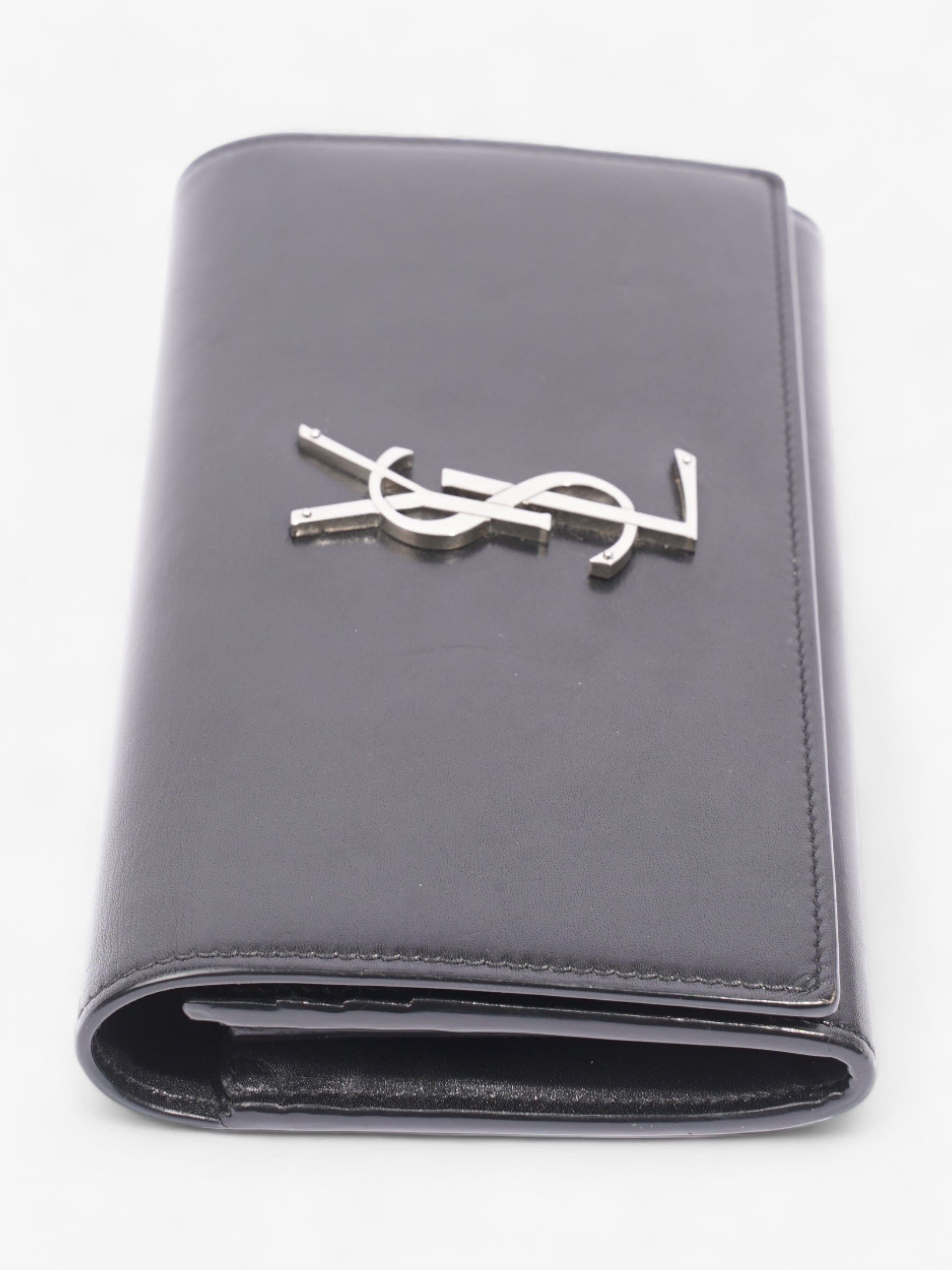 Saint Laurent Long Wallets Black Leather