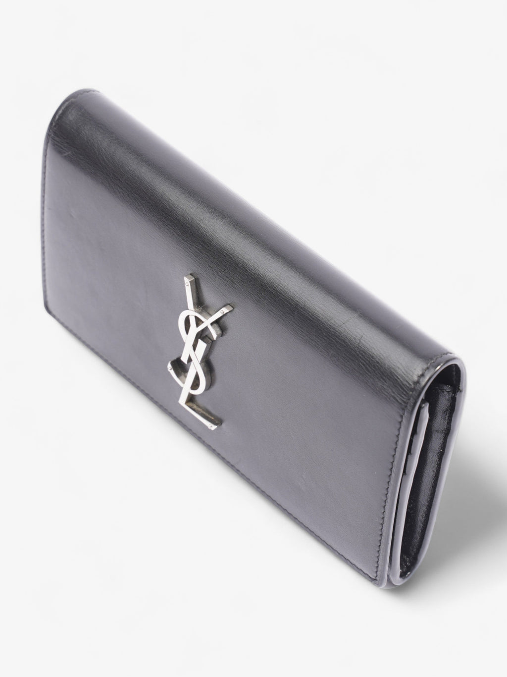 Saint Laurent Long Wallets Black Leather