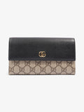 Gucci GG Supreme Wallet Black / Supreme Leather