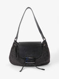 Fendi Zucchino Baguette Zucca / Black Canvas