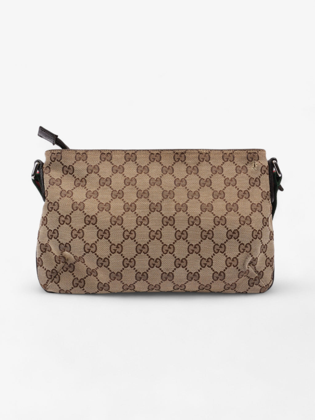 Gucci GG Rectangular Crossbody Bag GG Supreme / Red / Green Canvas