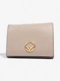 Fendi F is Fendi Compact Wallet Nude Leather