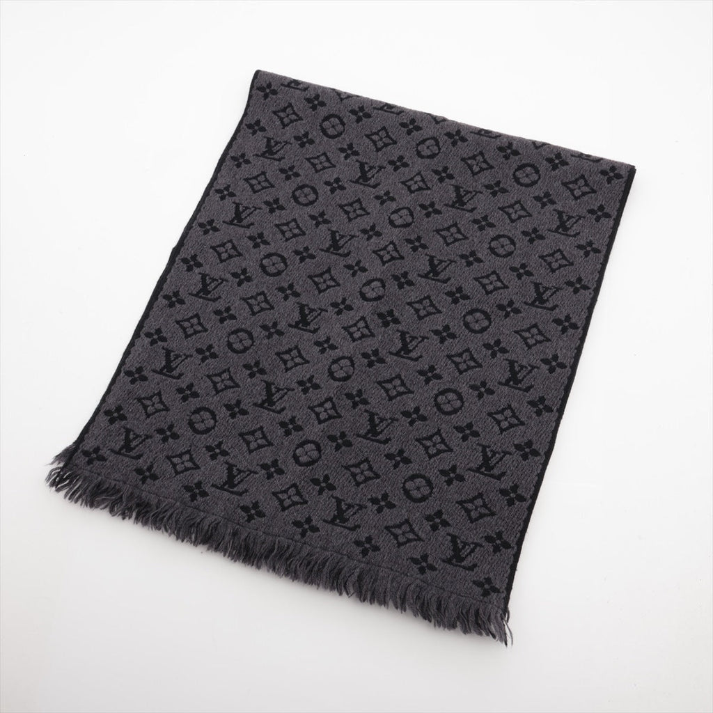 Louis Vuitton Echarpe Monogram Classic Black/Grey Scarf