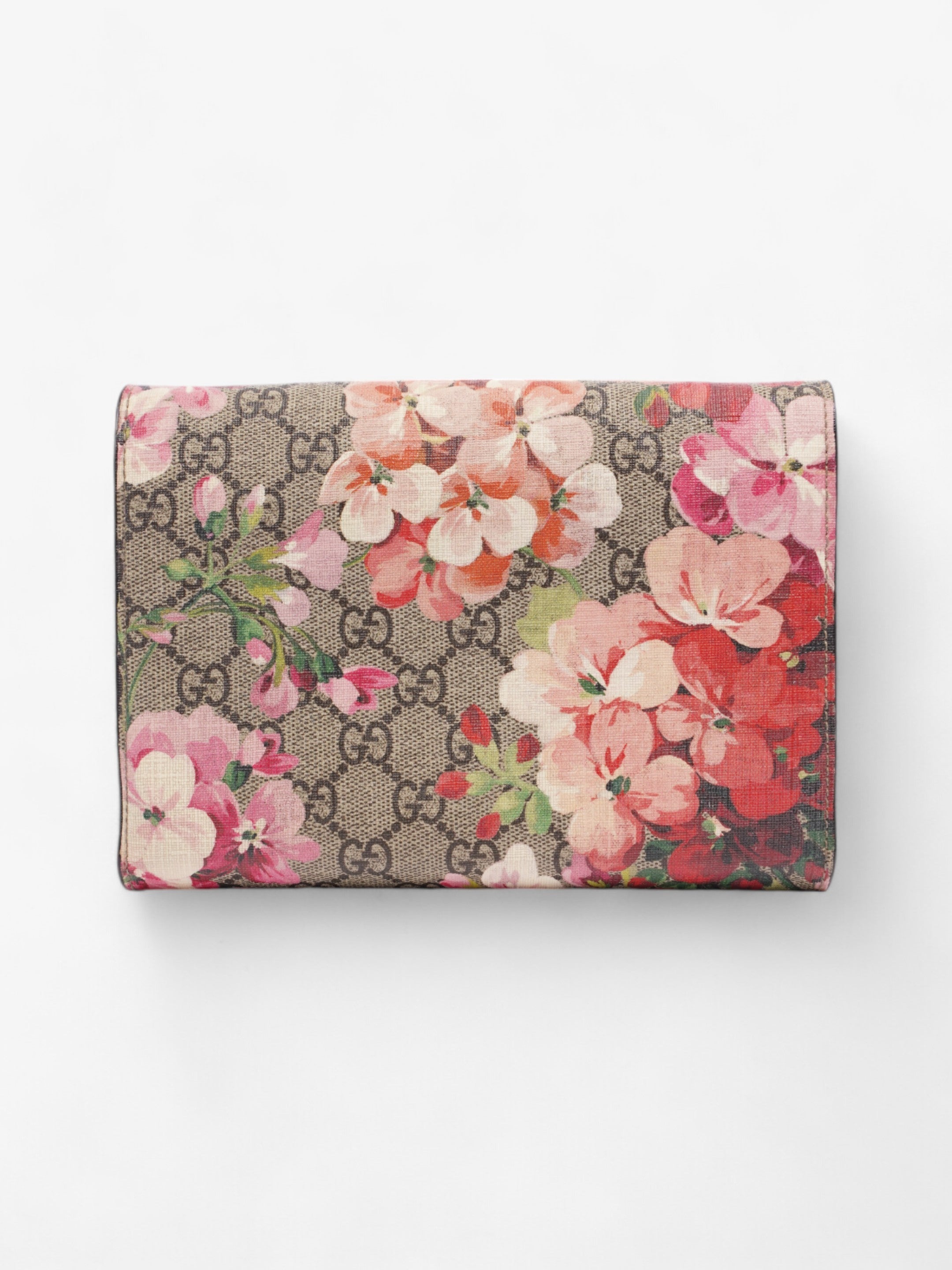 Gucci Dionysus Chain Wallet Supreme / Bloom Coated Canvas