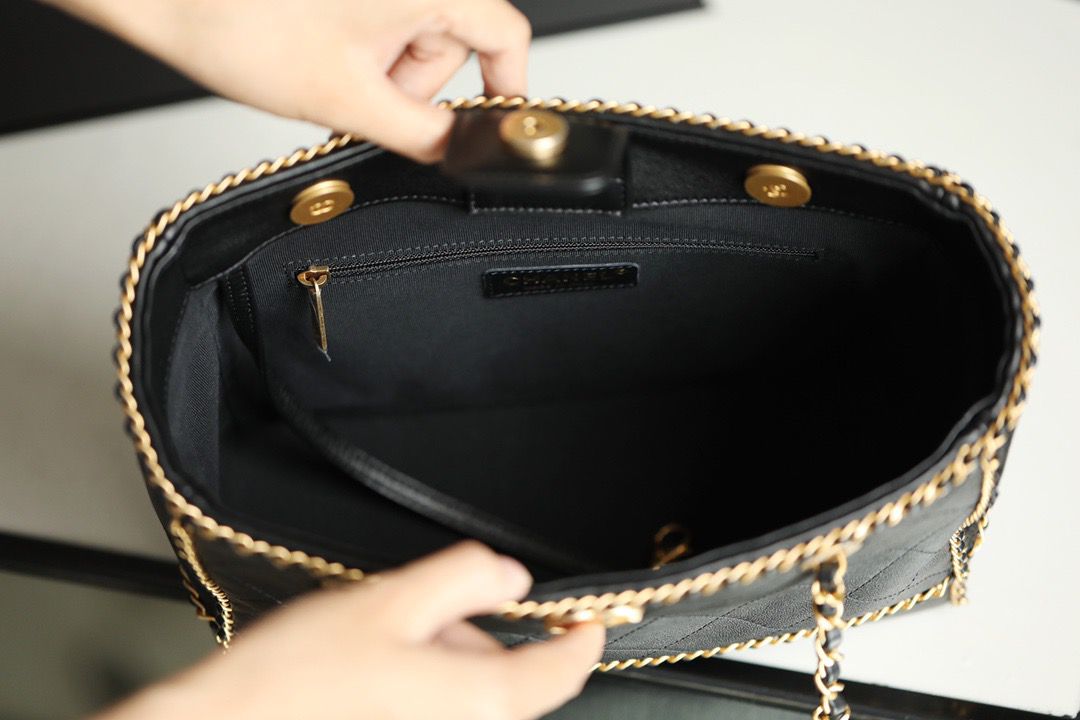 CHLShopping Tote Bag Black For Women, Women’s Handbag, Shoulder Bags 13.3in/34cm AS2761 B06380 94305