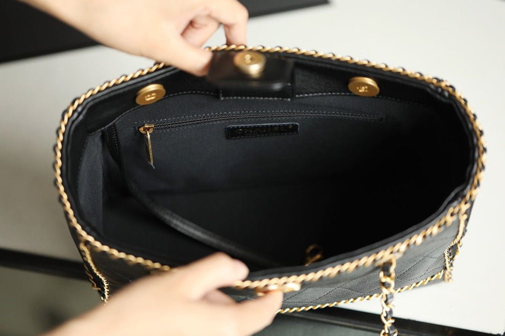 CHLShopping Tote Bag Black For Women Handbag, Shoulder Bags 13.3in/34cm AS2761 B06380 94305