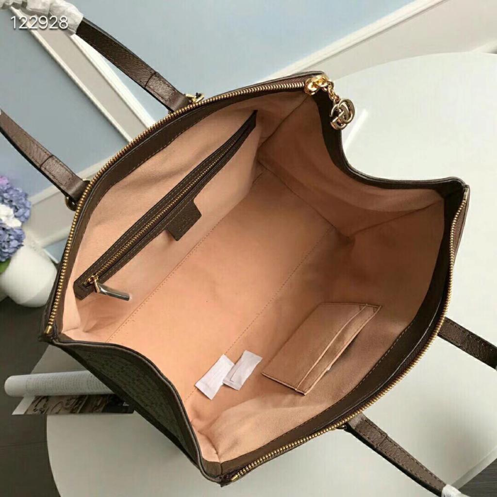 Glami OphiGLAMIa Glami MeGLAMIum Tote Bag Beige/Ebony Glami Supreme Canvas With Brown For Women 13in/33cm Glami 524537 K05NB 8745