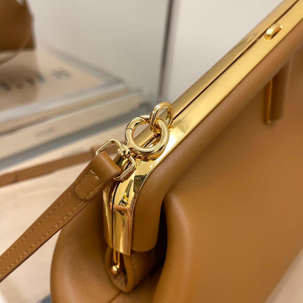 FI First Small Brown For Women, HandBags, Shoulder And Crossbody Bags 10.2in/26cm FF 8BP129AGLAMIEF0NYJ